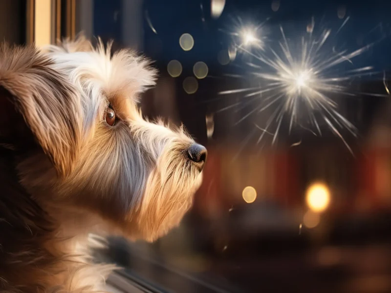 perro-observa-fuegos-artificiales-ventana perro-observa-fuegos-artificiales-ventana